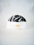 Bonnet blanc & zèbre