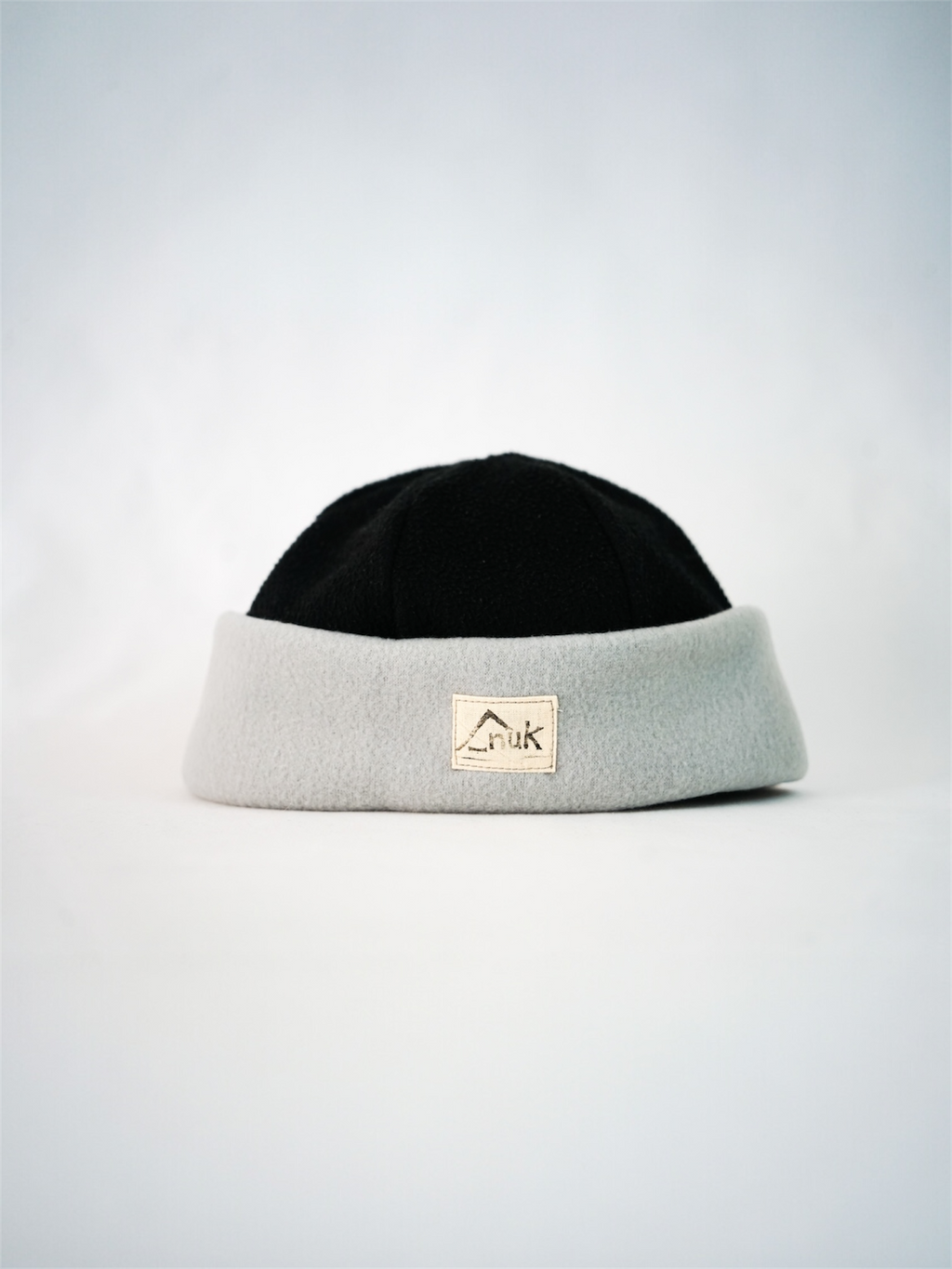 Bonnet gris & noir