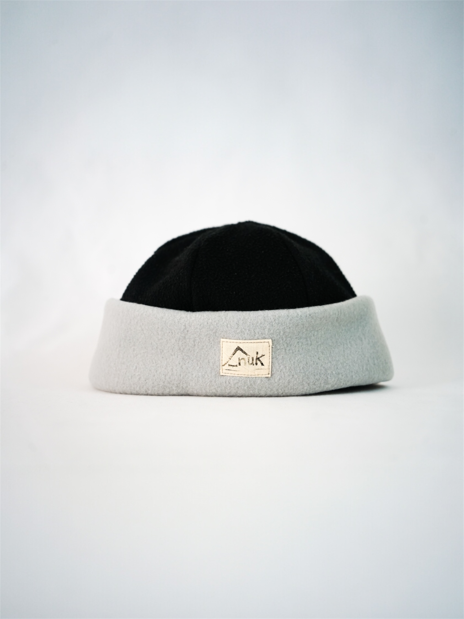 Bonnet gris & noir