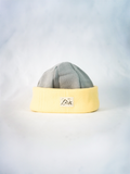 Bonnet jaune & gris