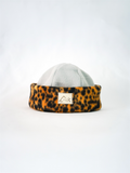 Bonnet léopard & gris