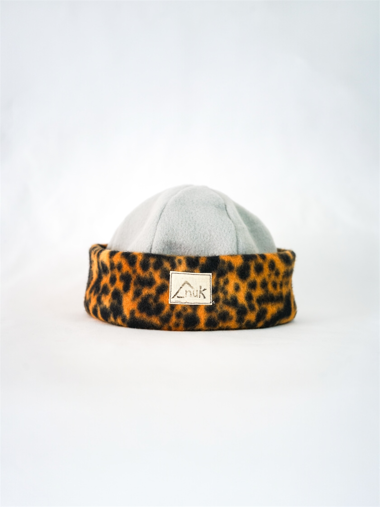 Bonnet léopard & gris