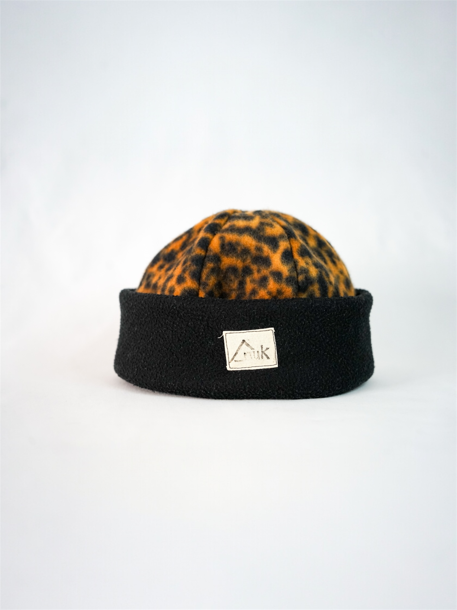 Bonnet noir & léopard