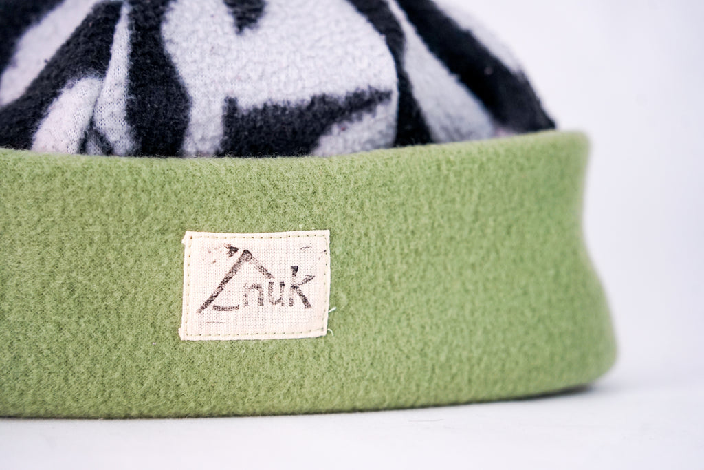 Bonnet kaki & zèbre