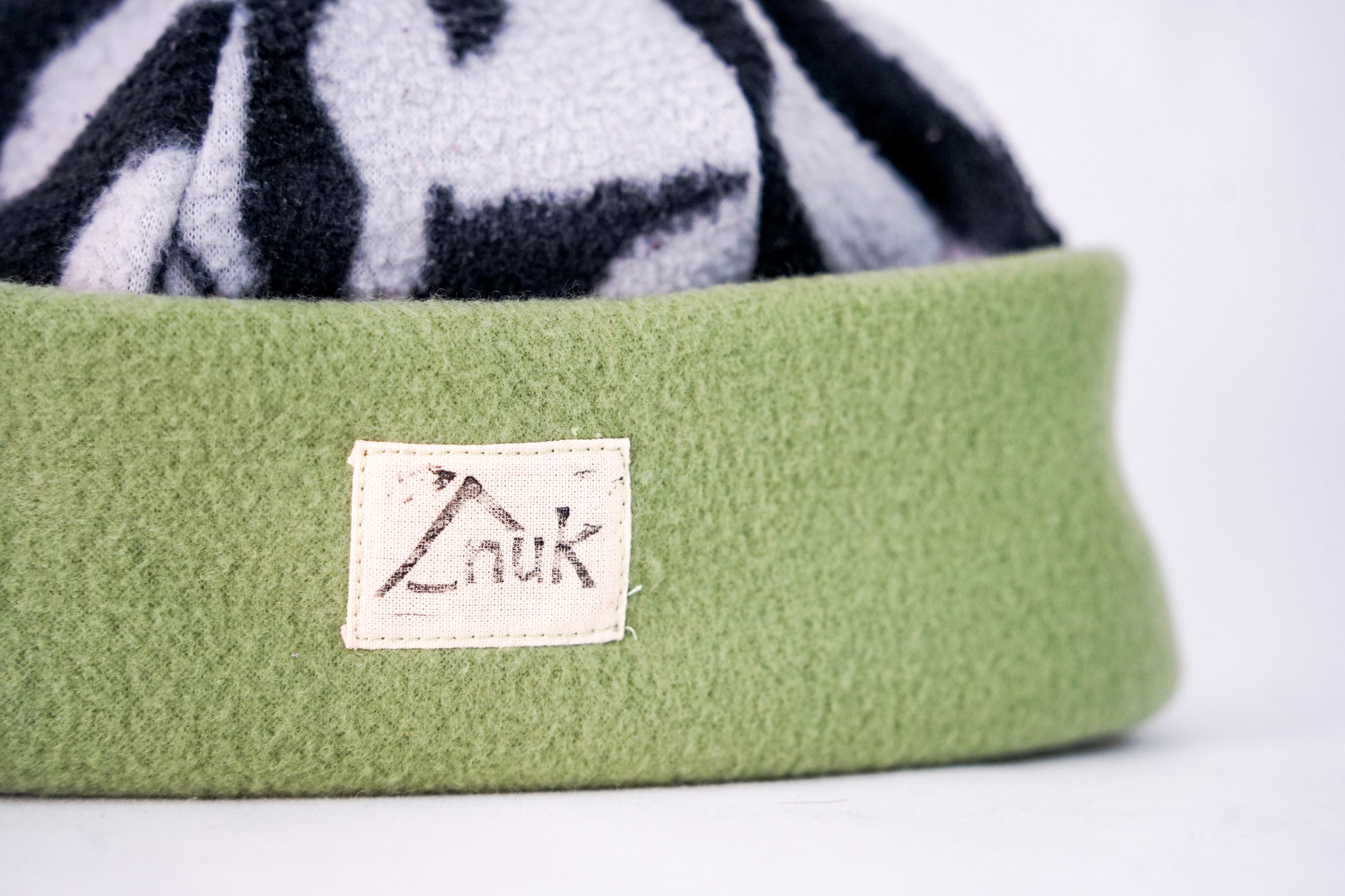 Bonnet kaki & zèbre