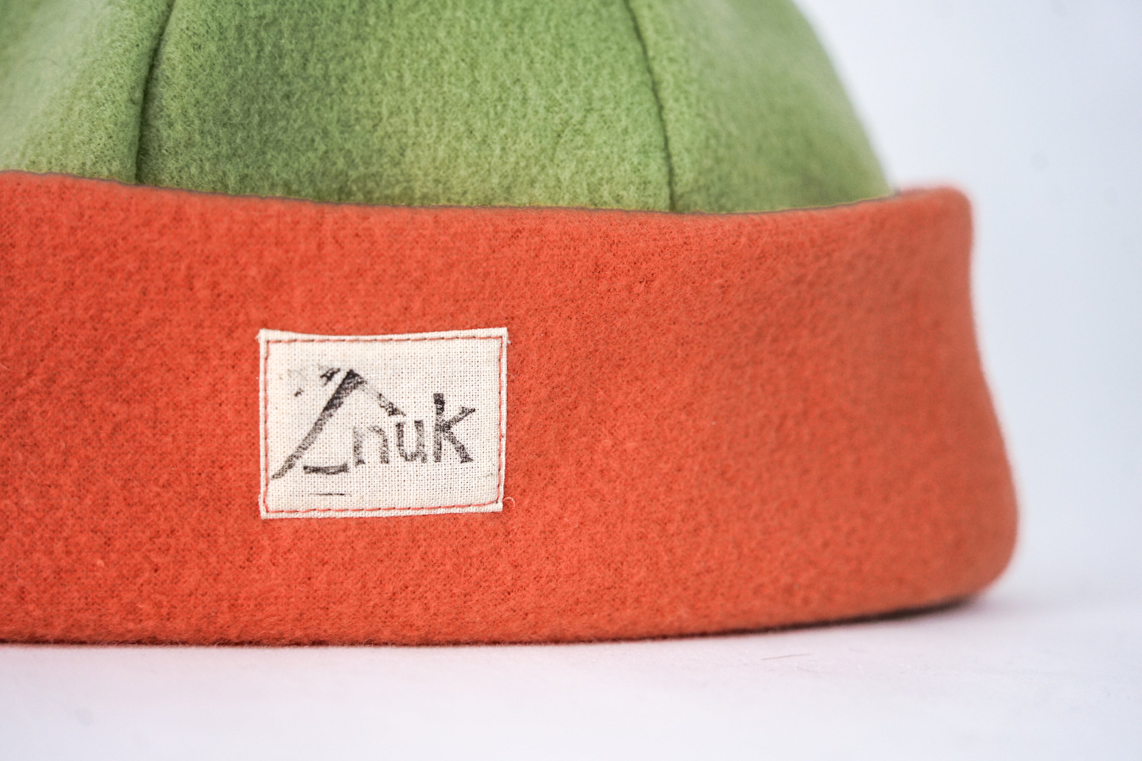 Bonnet terracotta & kaki