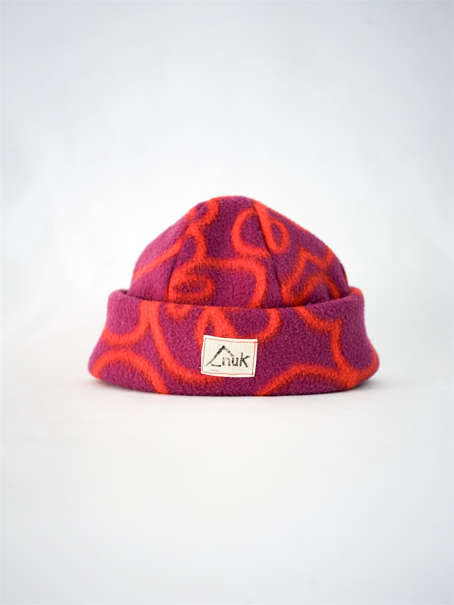 Bonnet motifs orange violet