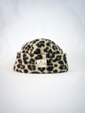 Bonnet léopard beige