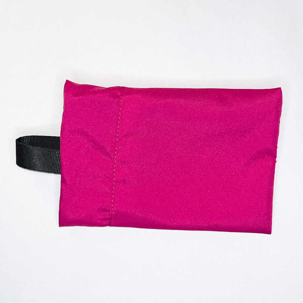 Porte-monnaie rose fuschia zip vert kaki - veste rétro