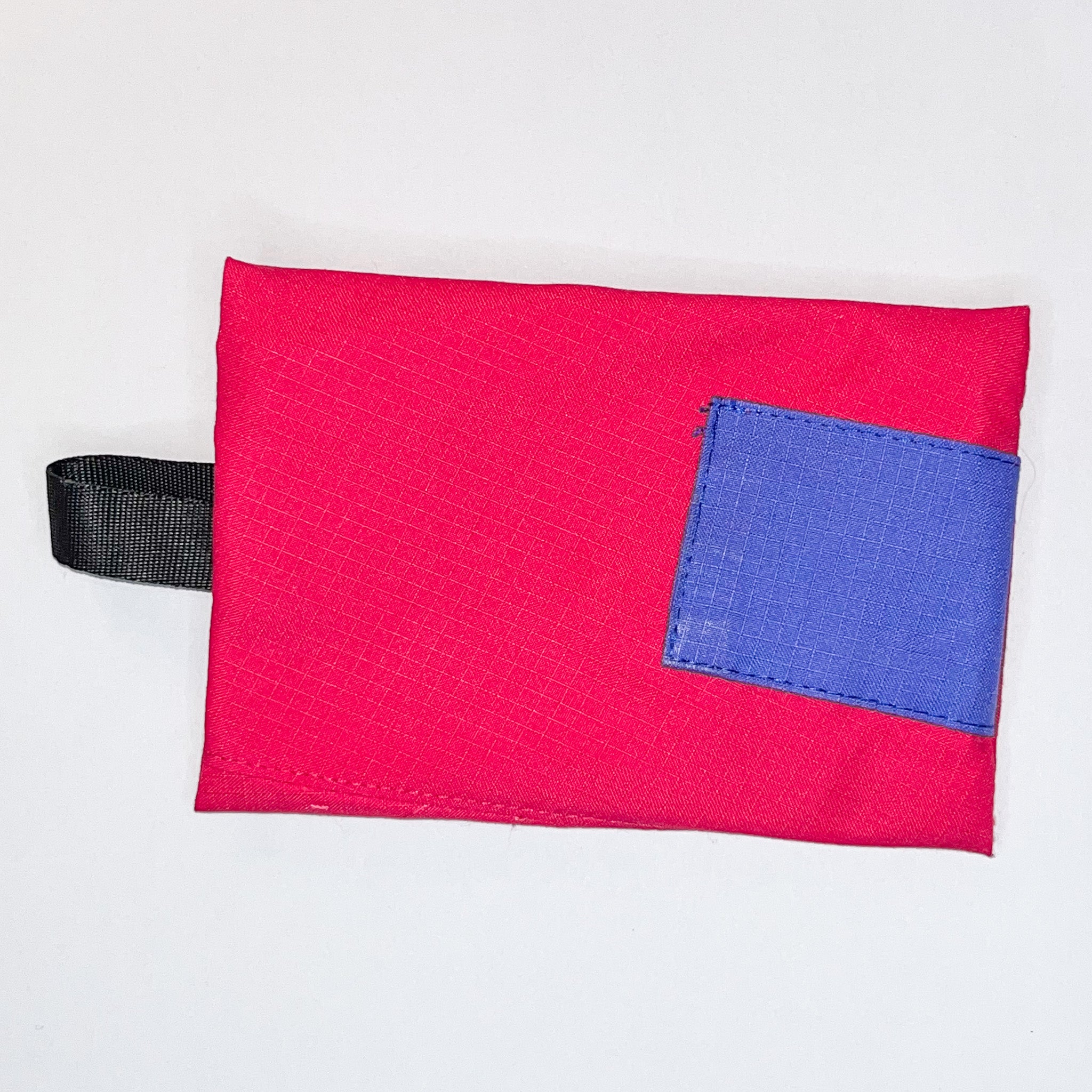Porte-monnaie rose fuschia & lila 2 - veste rétro